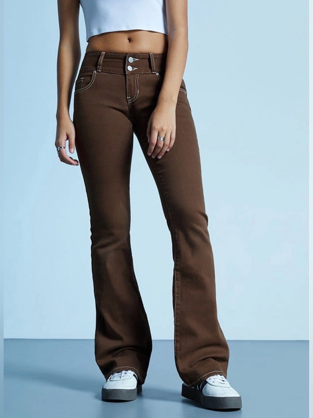 PacSun Brown NWOT Brown Low-Rise Bootcut Jeans